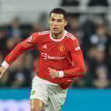 Cristiano Ronaldo in Premier League action for Man Utd