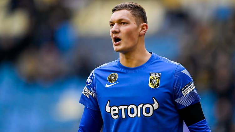Kjell Scherpen speelt dit seizoen op huurbasis bij Vitesse.