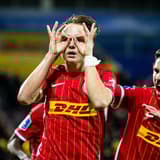 Andreas Schjelderup in action for FC Nordsjaelland