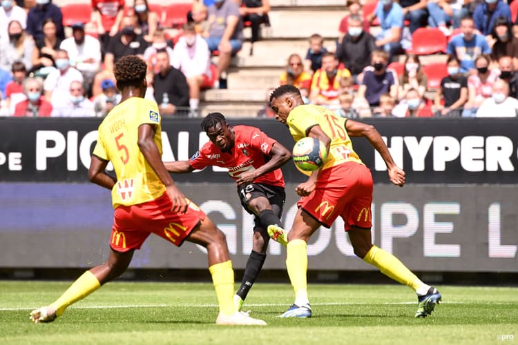 Kamaldeen Sulemana, Rennes v Lens, 2021-22