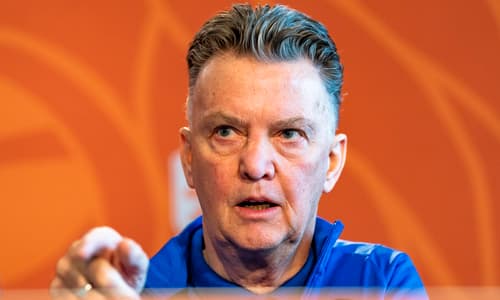Holland manager Louis Van Gaal