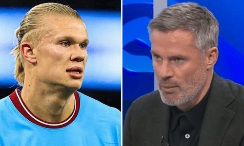 Erling Braut Haaland, Jamie Carragher, 2023