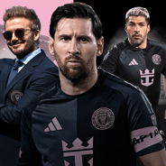David Beckham, Lionel Messi, Luis Suarez, Inter Miami