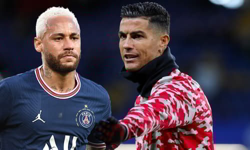 Cristiano Ronaldo and Neymar, 2021/22