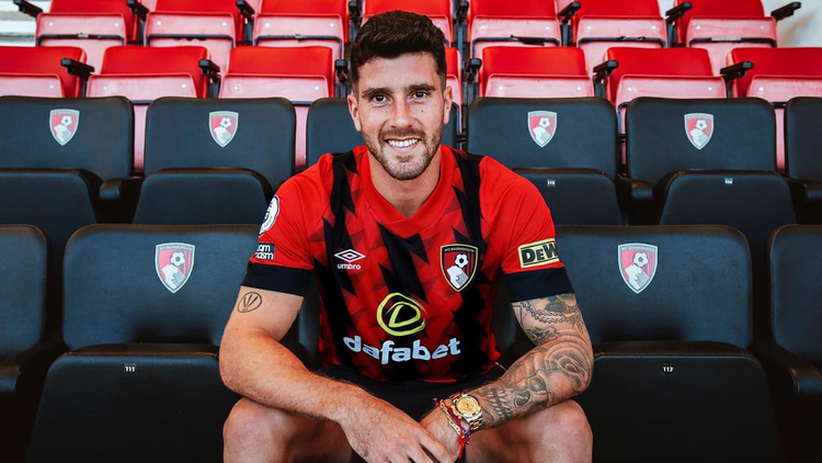 Marcos Senesi, de duurste zomeraankoop van Bournemouth.