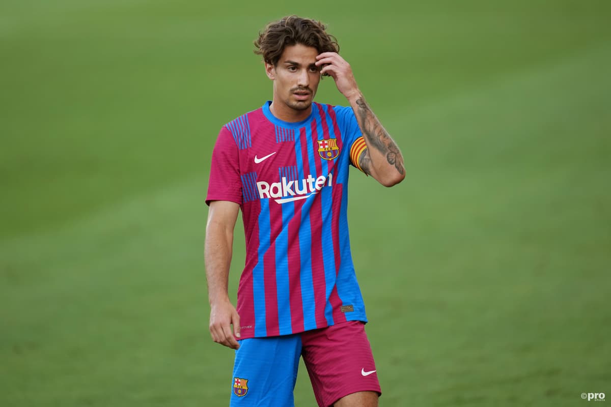 Alex Collado scores for Barcelona against Gimnastic