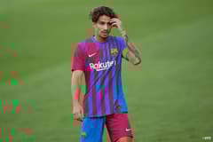 Alex Collado scores for Barcelona against Gimnastic