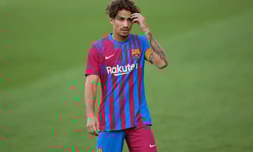 Alex Collado scores for Barcelona against Gimnastic