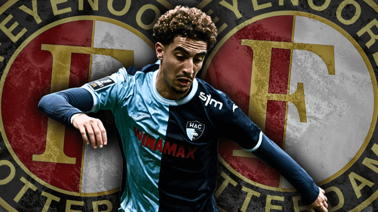  Oussama Targhalline tekende afgelopen transferperiode een contract tot medio 2027 in Rotterdam.