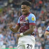 Ian Maatsen after scoring for Burnley, 2022-23