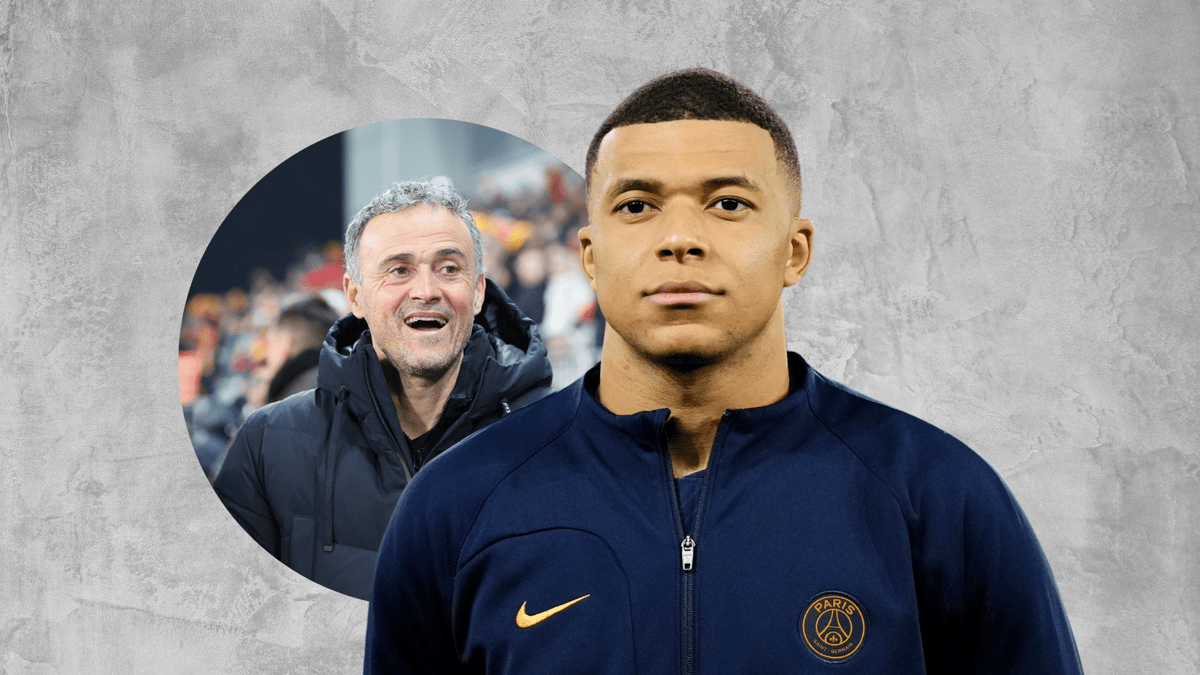 Kylian Mbappe, Luis Enrique, PSG, 2023/24