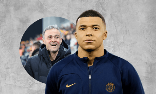 Kylian Mbappe, Luis Enrique, PSG, 2023/24