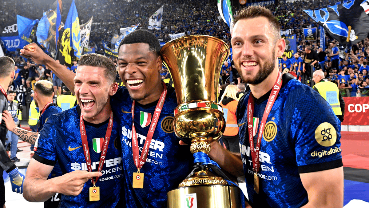 Denzel Dumfries, Stefan de Vrij, Robin Gosens, Internazionale