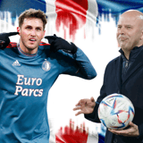 Santiago Giménez, Arne Slot, Feyenoord