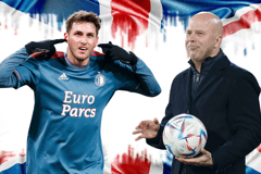 Santiago Giménez, Arne Slot, Feyenoord