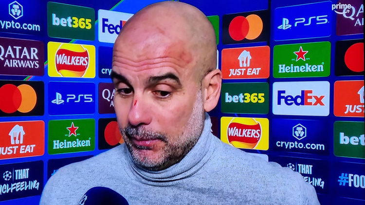 Pep Guardiola is going THROUGH IT.