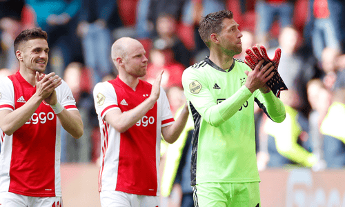 Maarten Stekelenburg, Dusan Tadic, Davy Klaassen, Ajax