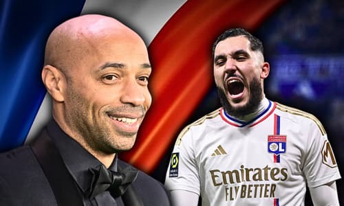 Thierry Henry, Rayan Cherki, Lyon, France