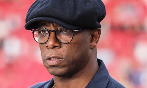 Arsenal legend Ian Wright.