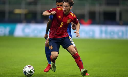 Gavi, Spain v Italy, Nations League