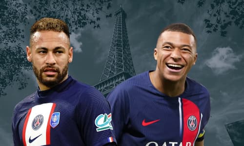 Neymar, Kylian Mbappe, PSG