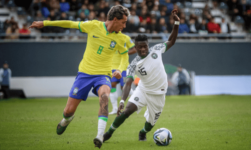 Marlon Gomes, Vasco da Gama-middenvelder in het shirt van Brazilië