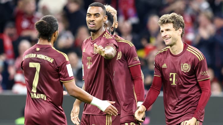 Ryan Gravenberch with Bayern Munich