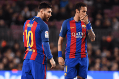 Messi and Neymar at Barcelona