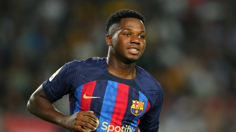 Ansu Fati has made 109 appearances for Barcelona, scoring 29 goals