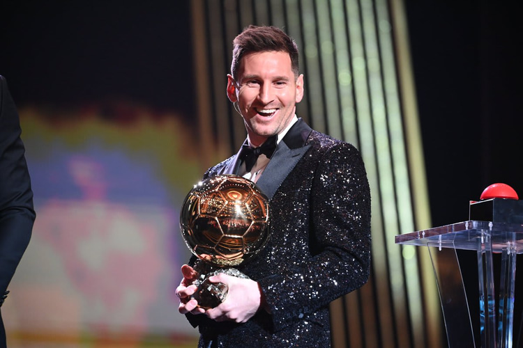 Lionel Messi won the 2021 Ballon d'Or