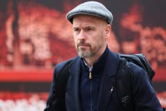 Erik ten Hag arriving for Nottingham Forest v Man Utd in the Premier League
