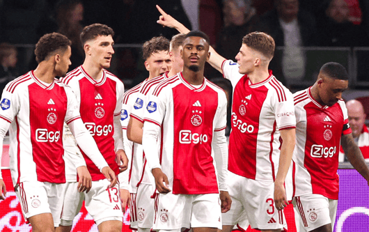 Devyne Rensch, Ahmetcan Kaplan, Jorrel Hato, Anton Gaaei, Steven Bergwijn, Ajax
