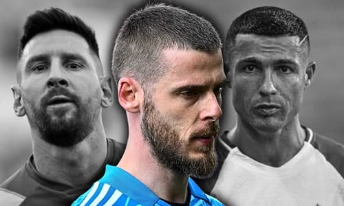 David de Gea, Lionel Messi, Cristiano Ronaldo