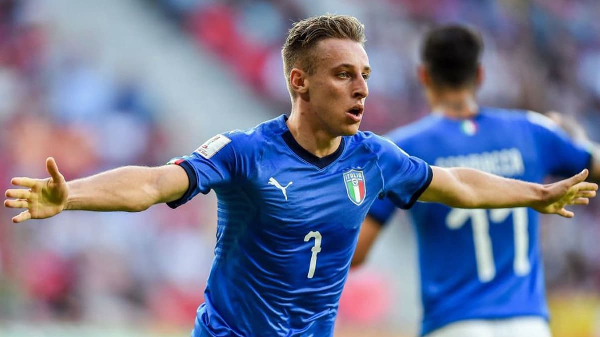 Italy midfielder Davide Frattesi.
