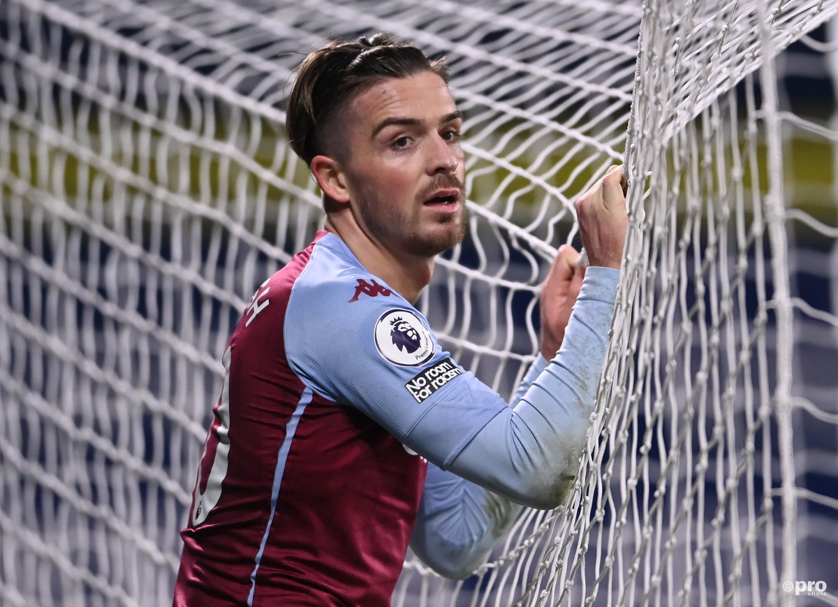 Man City target Jack Grealish playing in the Premier League for Aston Villa