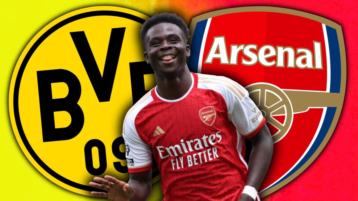 Bukayo Saka, Arsenal, Borussia Dortmund