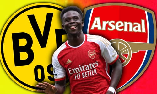 Bukayo Saka, Arsenal, Borussia Dortmund