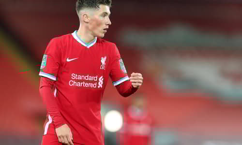 Liverpool forward Harry Wilson