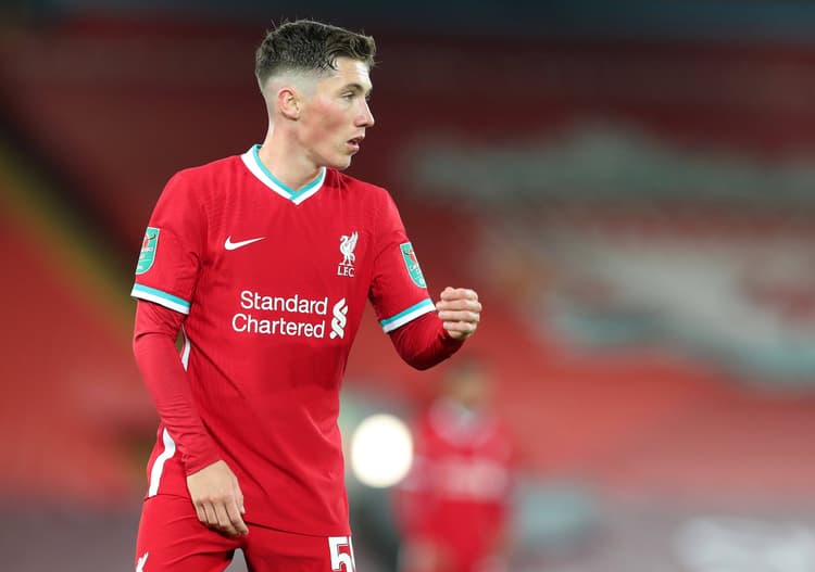 Liverpool forward Harry Wilson