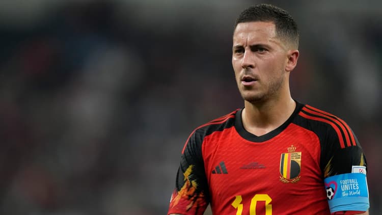 Eden Hazard nam na het WK in Qatar al afscheid als Rode Duivel. 