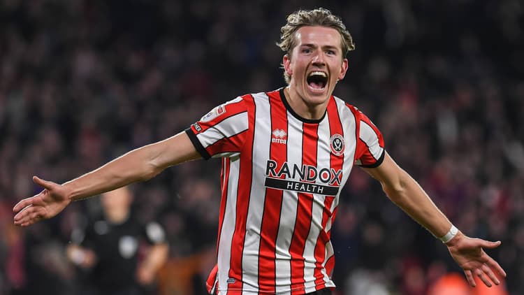 Sander Berge in his Sheffield United days