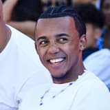 Jules Kounde pictures in Paris in July 2022