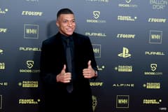 Kylian Mbappe at the 2021 Ballon d'Or Awards