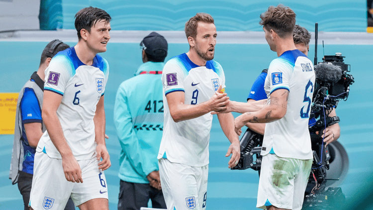 Harry Kane nam tegen Senegal de 2-0 van Engeland voor zijn rekening.