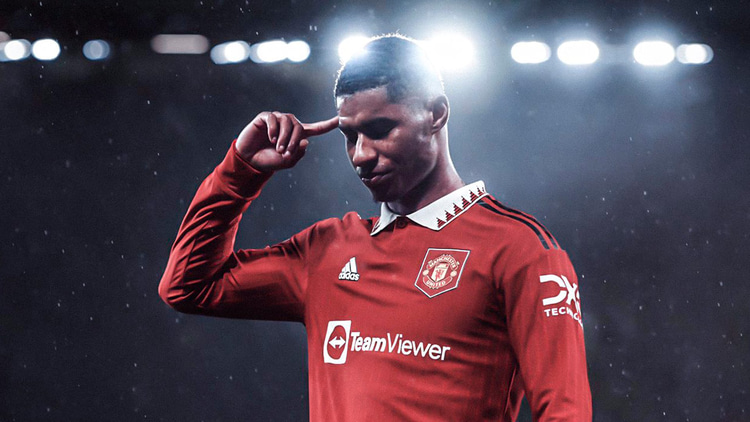 Rashford has ample opportunity to use his trademark pose last season.