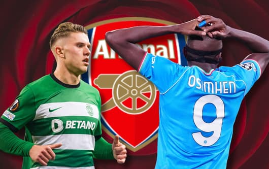 Viktor Gyokeres, Victor Osimhen. Arsenal, 2023/24