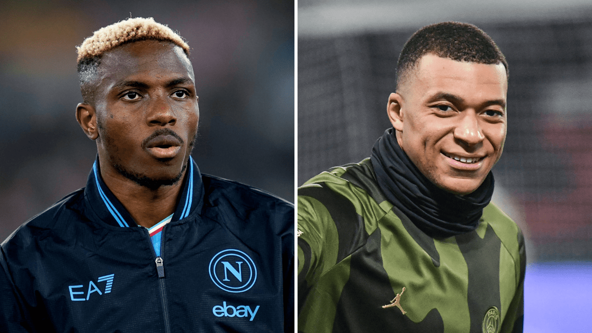Victor Osimhen, Kylian Mbappe, Napoli, PSG, 2023/24
