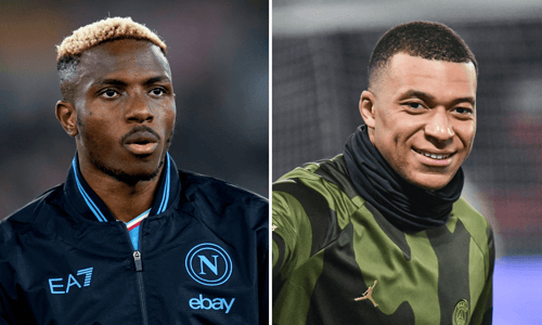 Victor Osimhen, Kylian Mbappe, Napoli, PSG, 2023/24