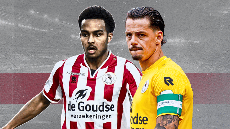 Marvin Young (links) en Nick Olij (rechts). 