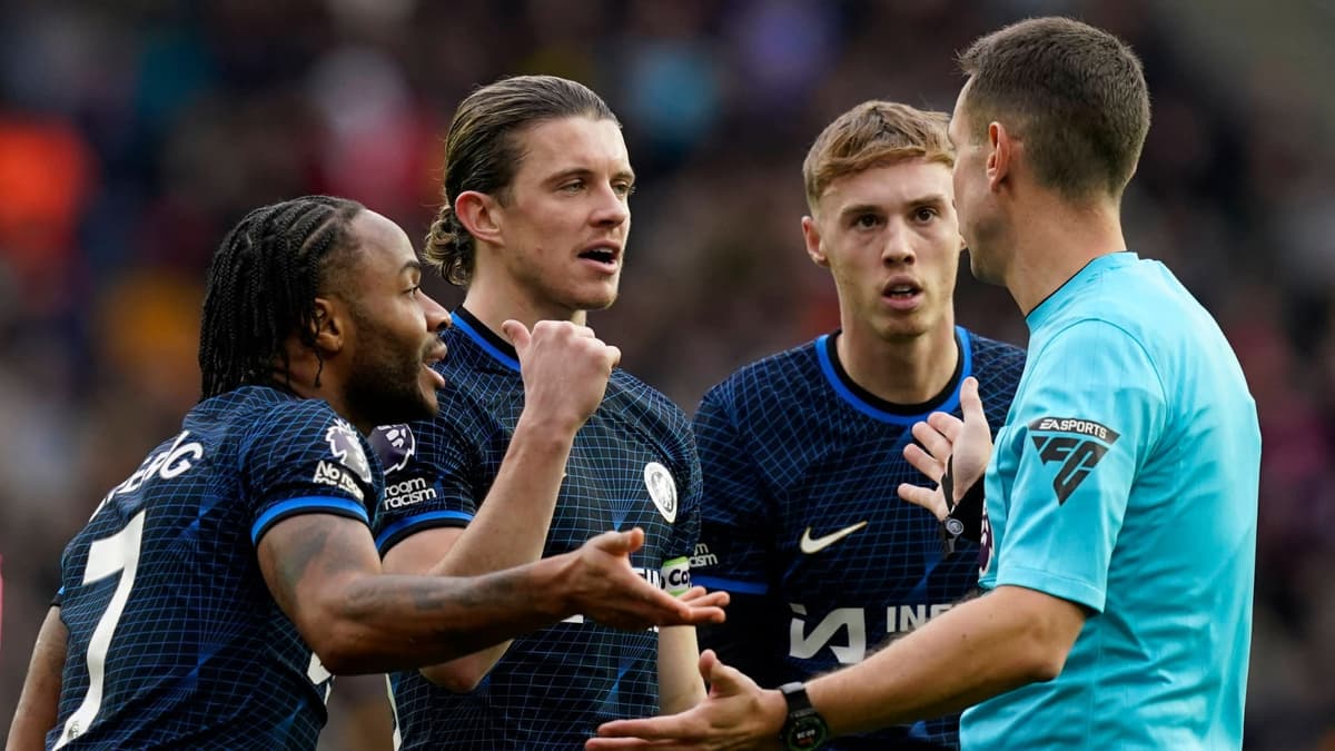 Raheem Sterling, Conor Gallagher, Cole Palmer, Chelsea, 2023/24